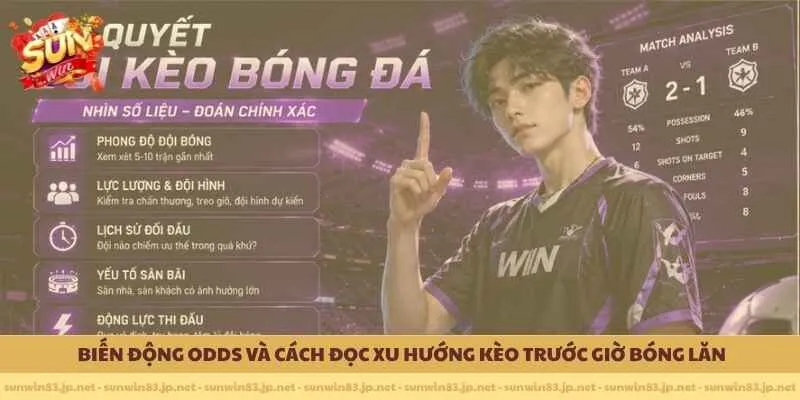       Biến động Odds và cách đọc xu hướng kèo trước giờ bóng lăn 
