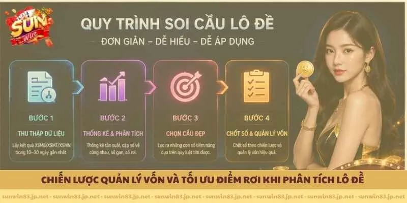 Chiến lược quản lý vốn và tối ưu điểm rơi khi phân tích lô đề