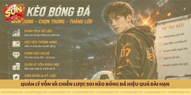             Quản lý vốn và chiến lược soi kèo bóng đá hiệu quả dài hạn 